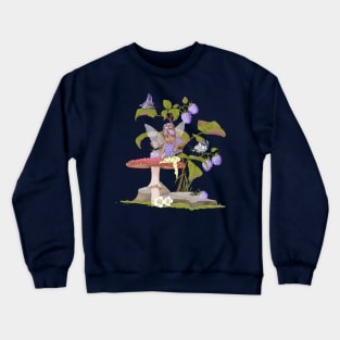 Cute Blackberry Fairy Crewneck Sweatshirt